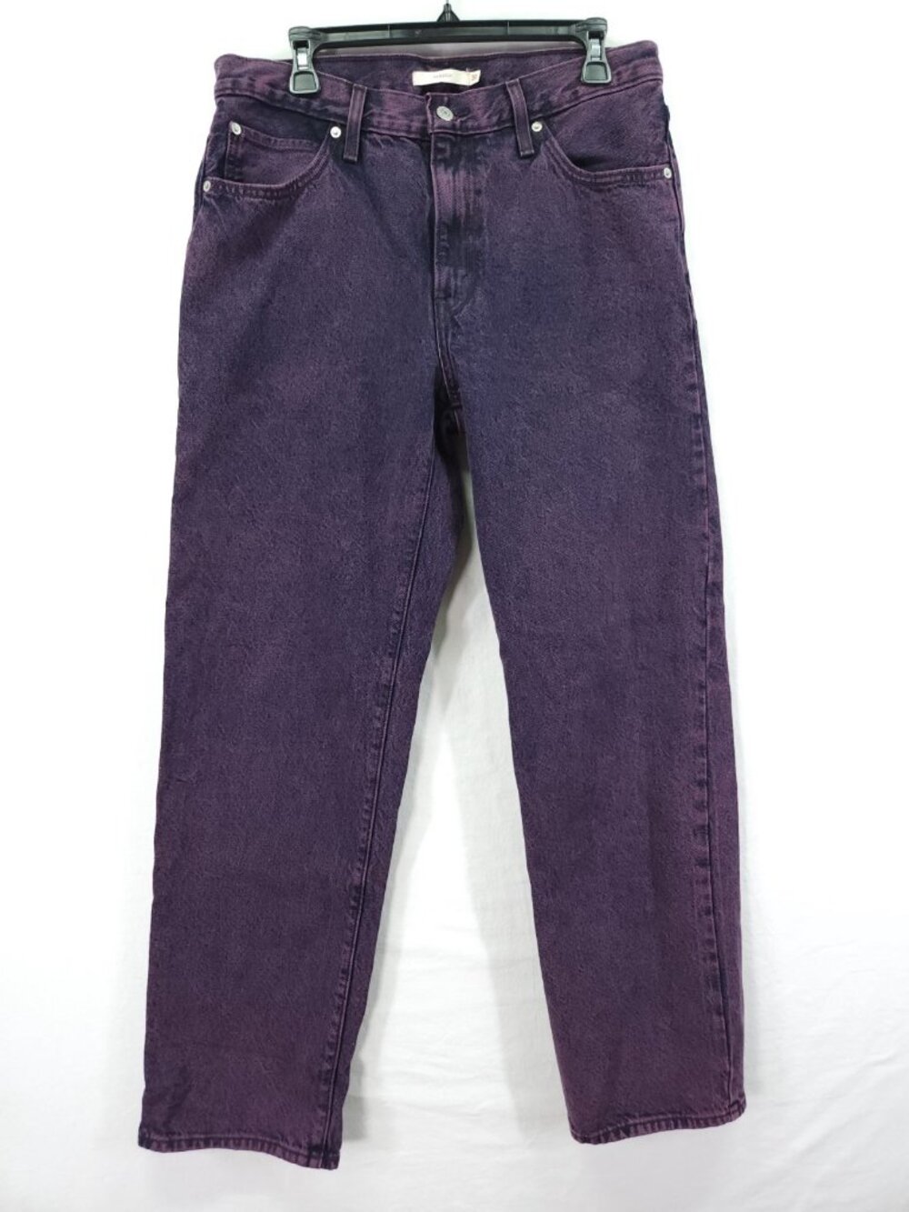 Levis 94 Baggy Jeans Tag 30 32x30 Purple Wash 90s High Waist Straight Leg Denim